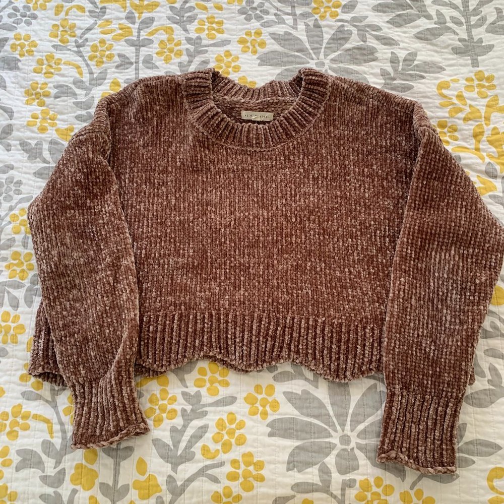 Cropped Chunky Sweater